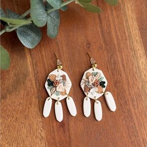 Floral Dangle Earrings